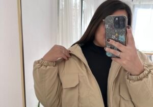 Campera Urban Cropped Crudo